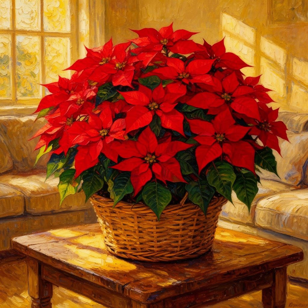 Red Poinsettias