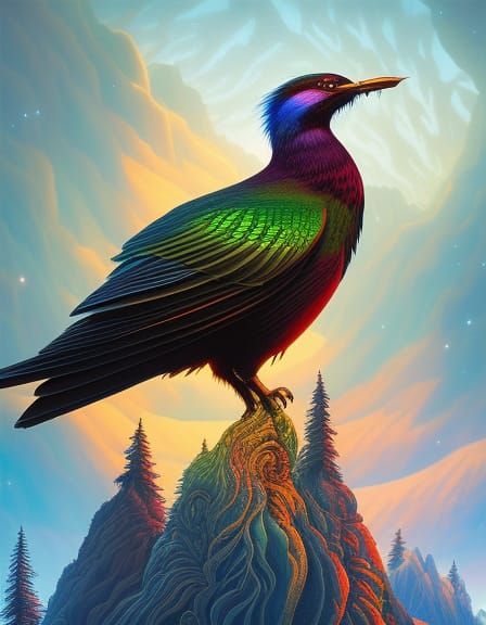 Mayan Bird - AI Generated Artwork - NightCafe Creator