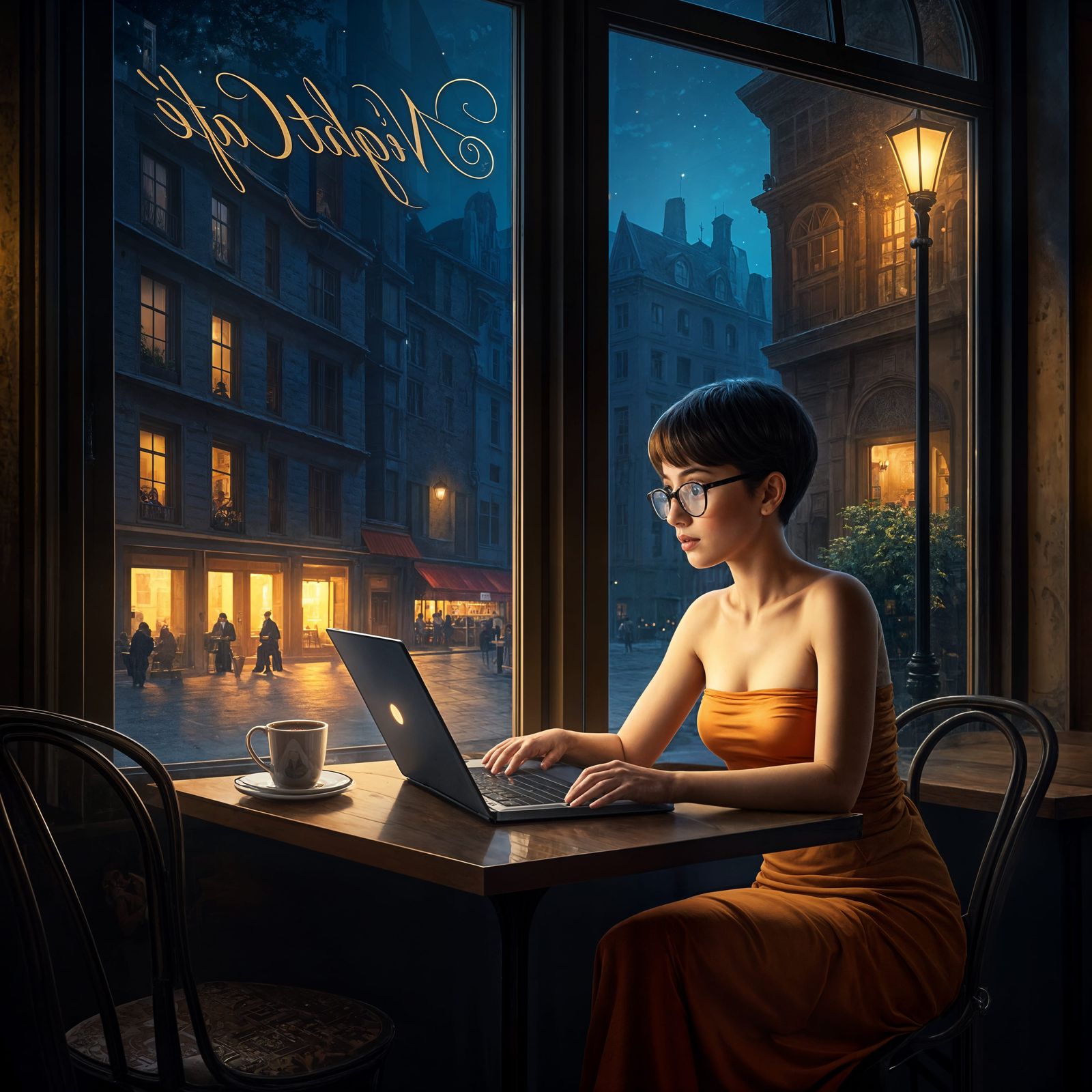 NightCafé  by @Sarati