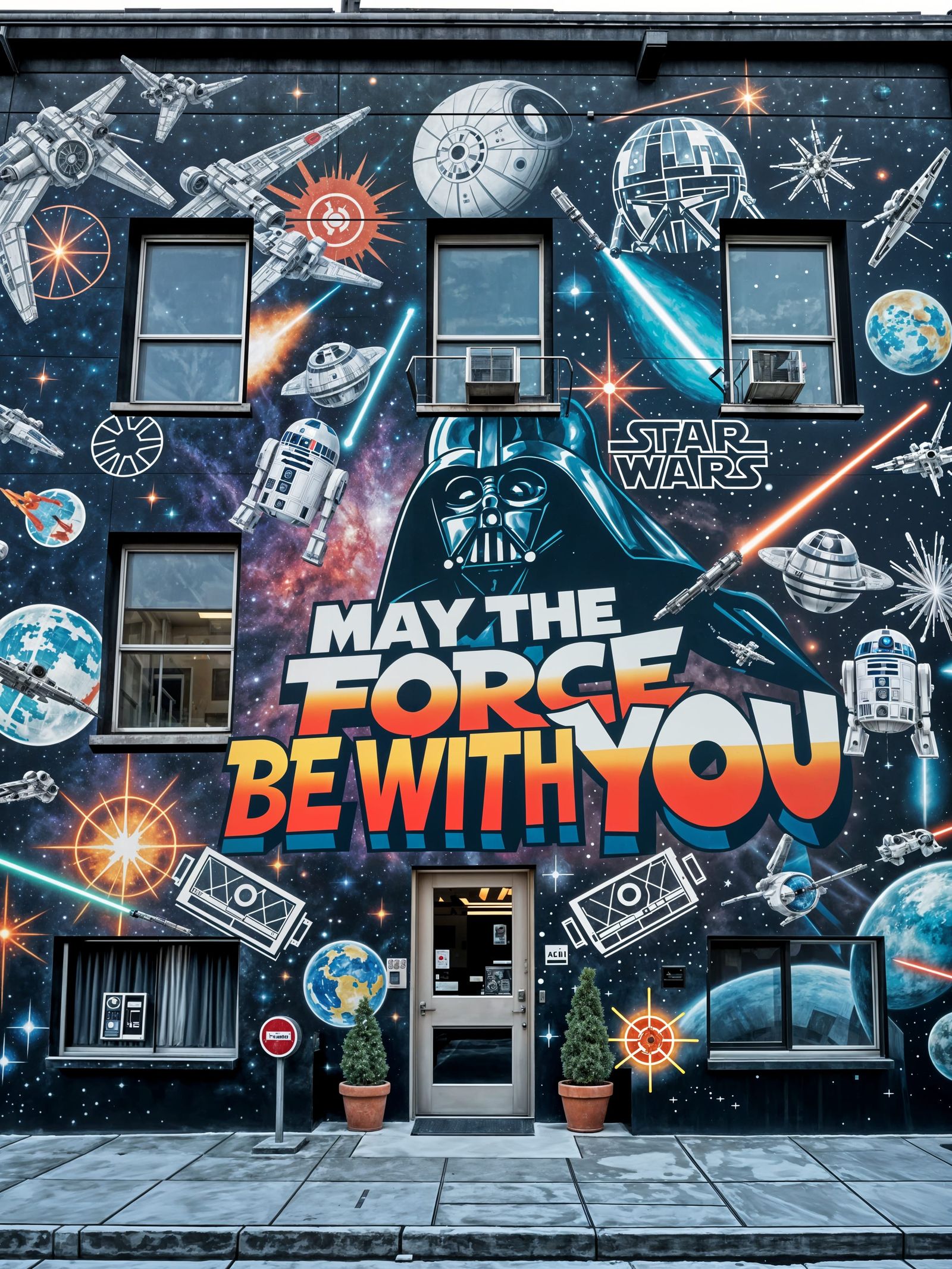 Star Wars Mural  by @TSharp 