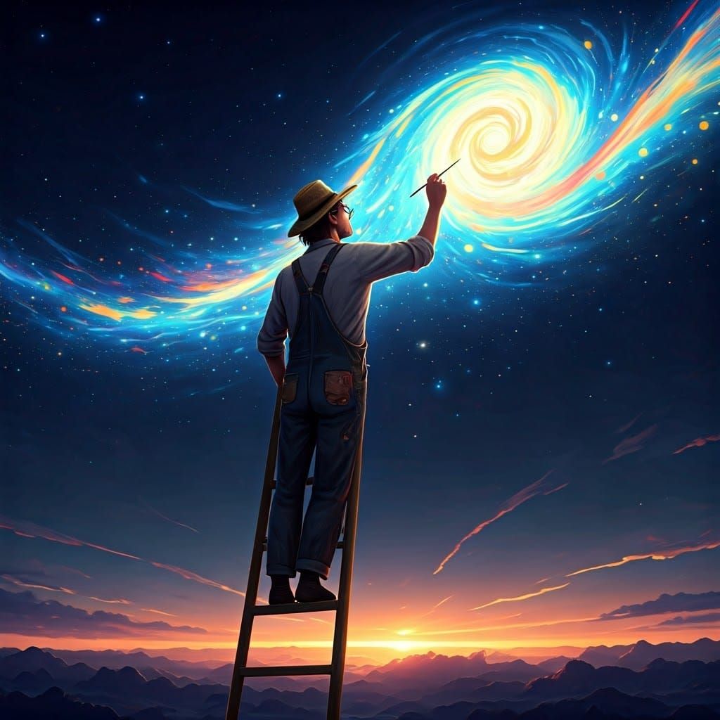 Star Painter - Unconventional Job  by @Millie13