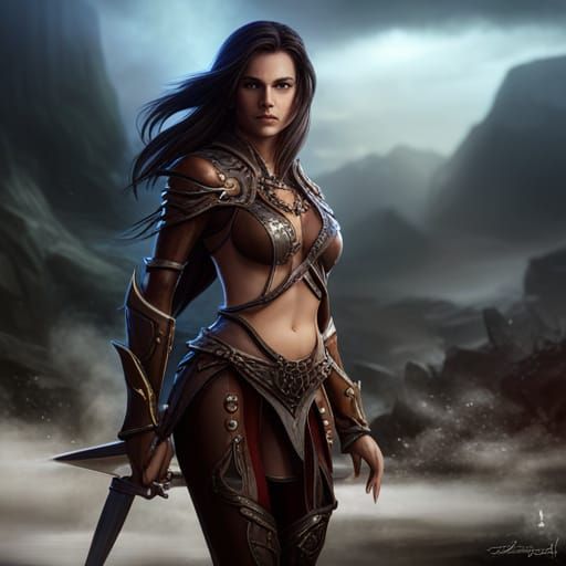 Long hair female elf