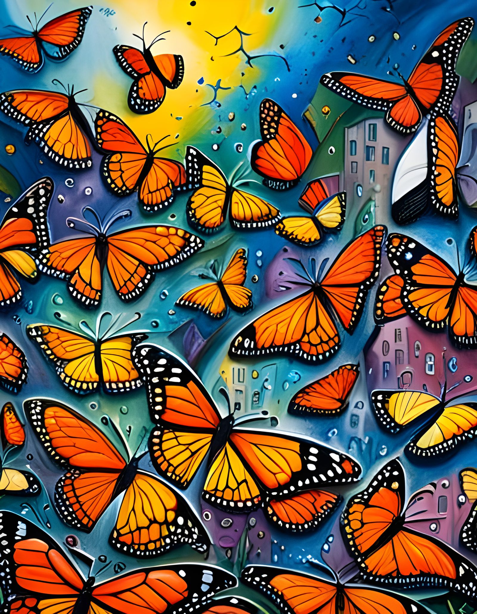 Butterflies are free * AI Generated Artwork NightCafe Creator