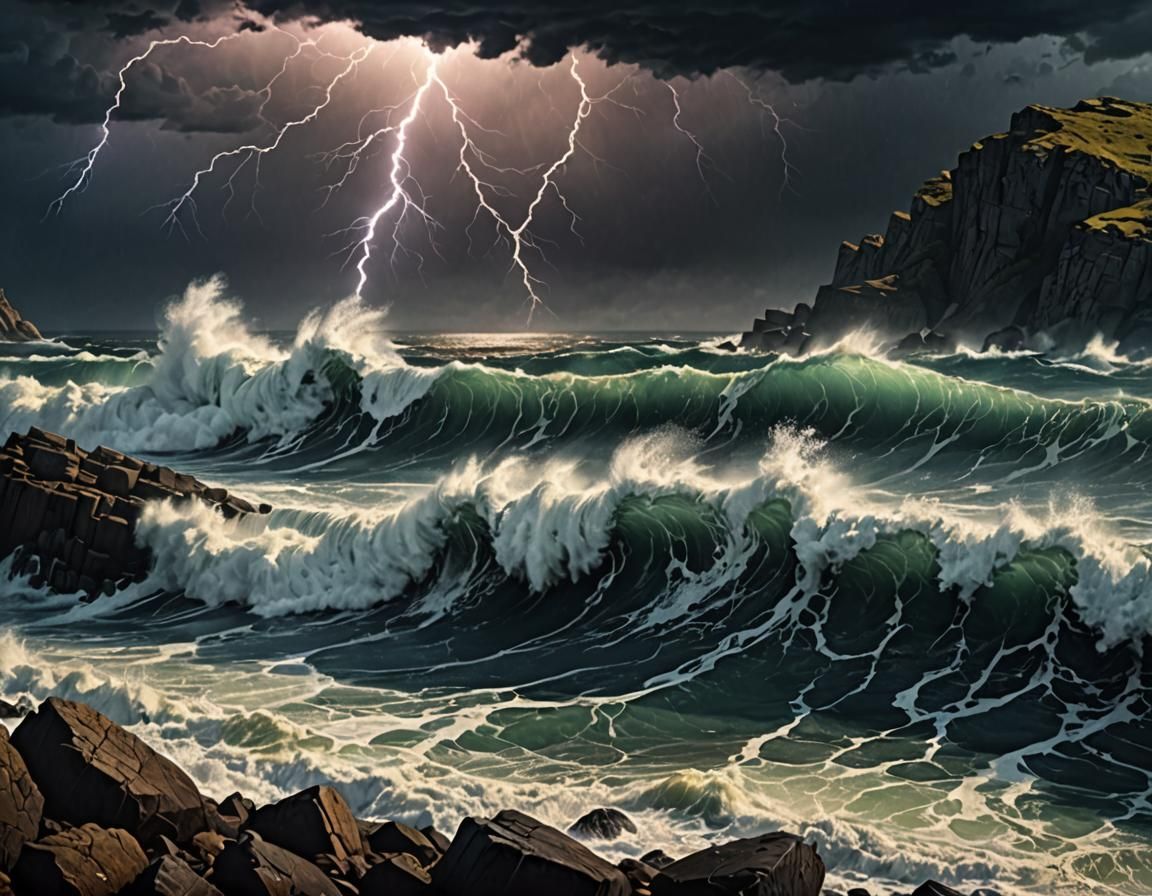 Ocean Waves  by @Pepa the Coach