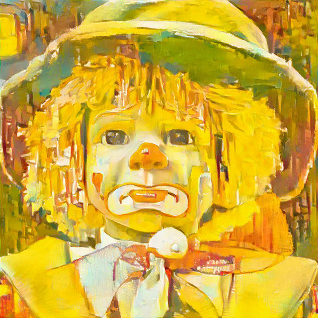 The sadness of a clown