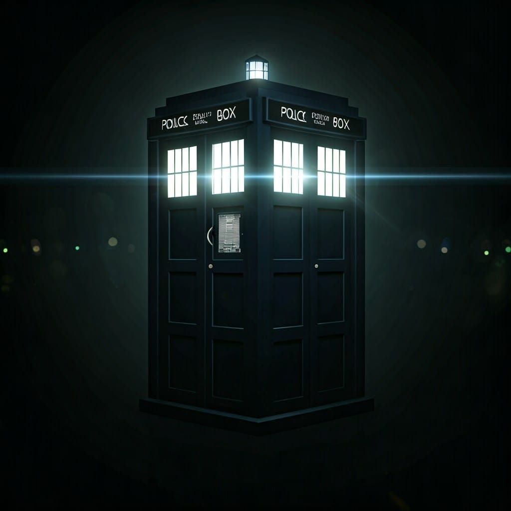flaring (glitchcore bokeh ) / ( (TARDIS):1.7 IN TIME vortex)...