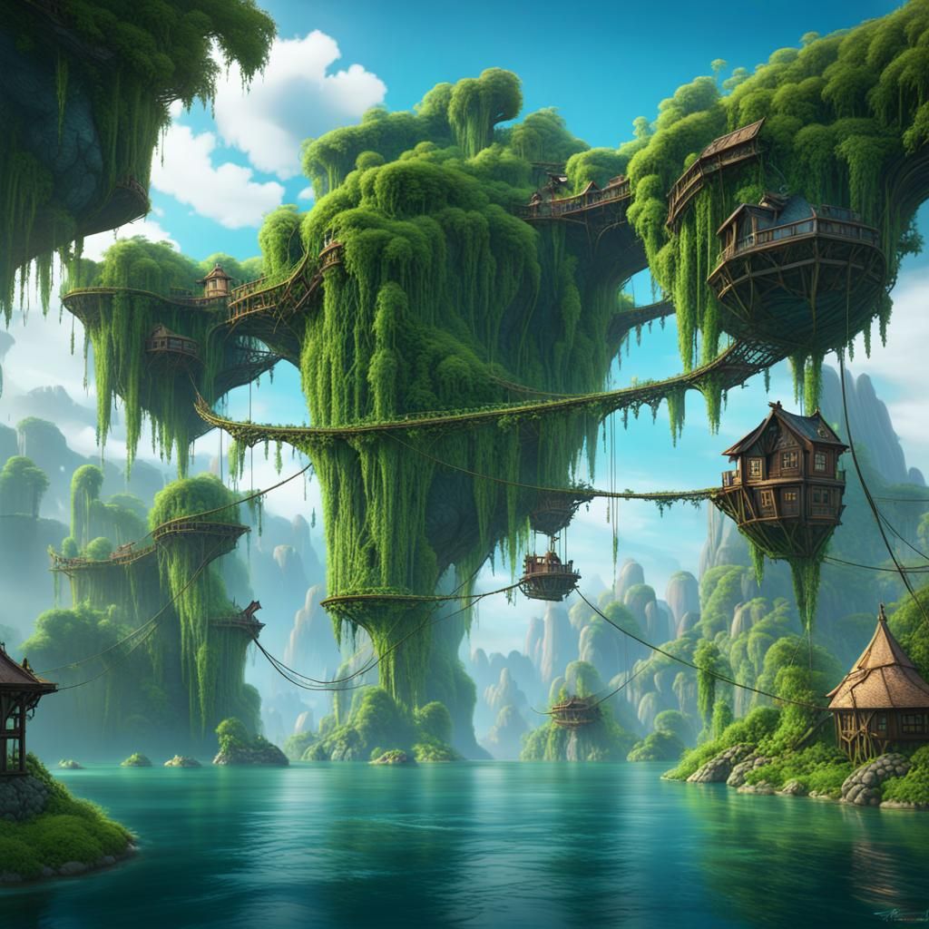 The Floating Isles of Zephyria