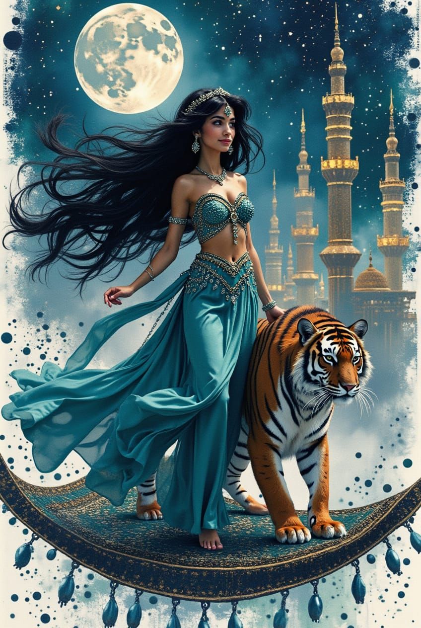 JASMINE, RAJA, CARPET  by @Kat The Wolf