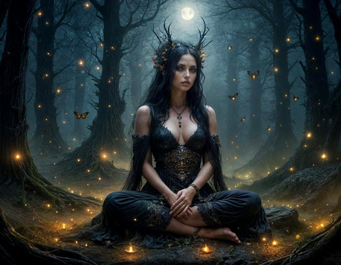 Fireflies & The Forest Witch