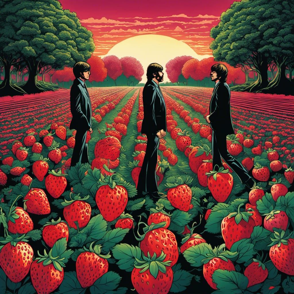The Beatles Strawberry Fields Forever Anniversary Album Art {Ideas
