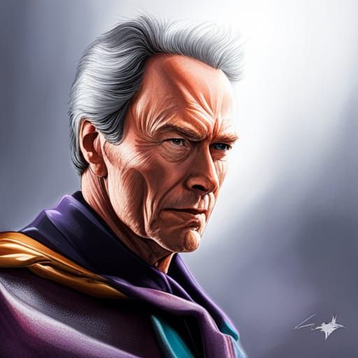 Clint Eastwood as old angry Batman in Batman costume - AI Generated ...