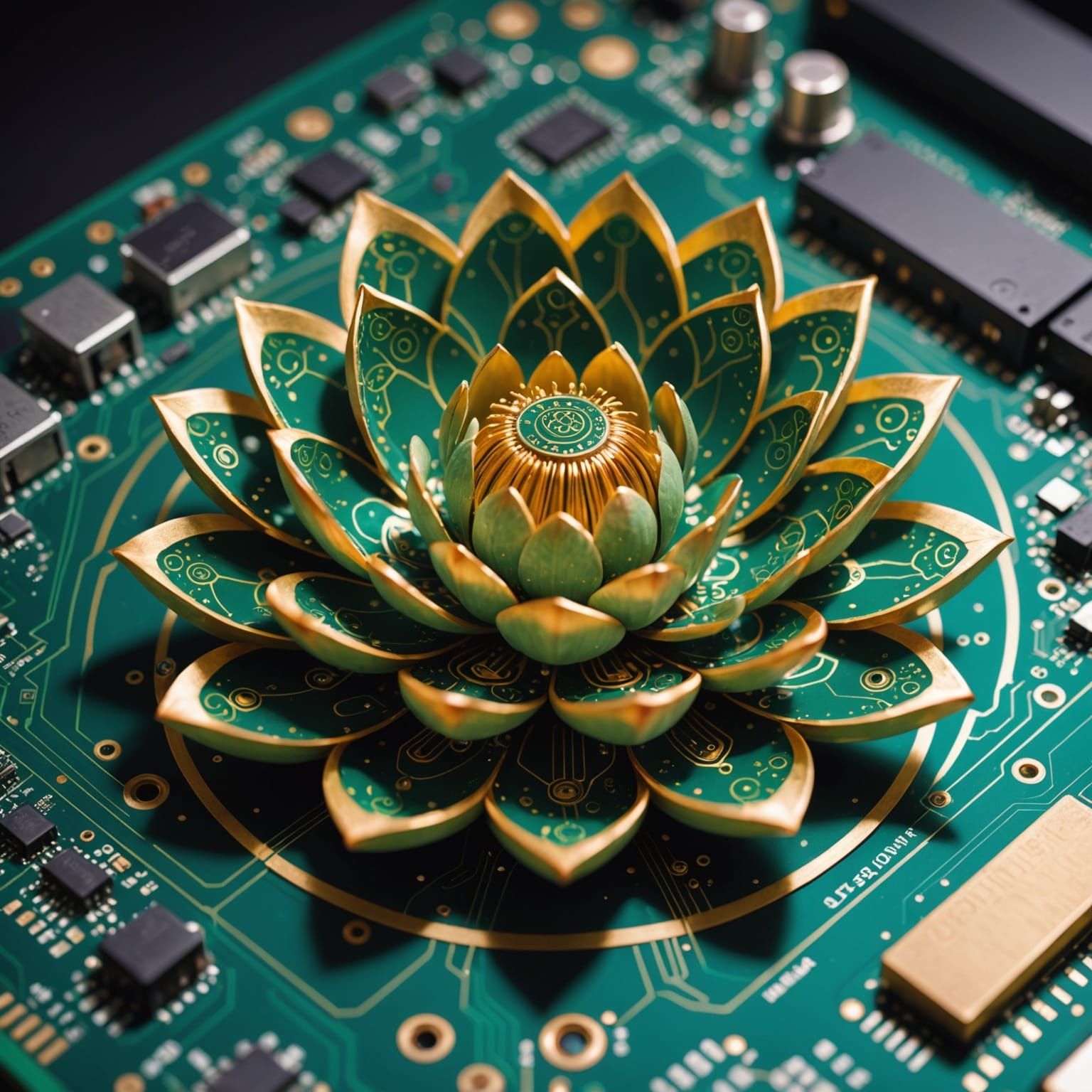 Silicon Lotus  by @AmyLuPotter