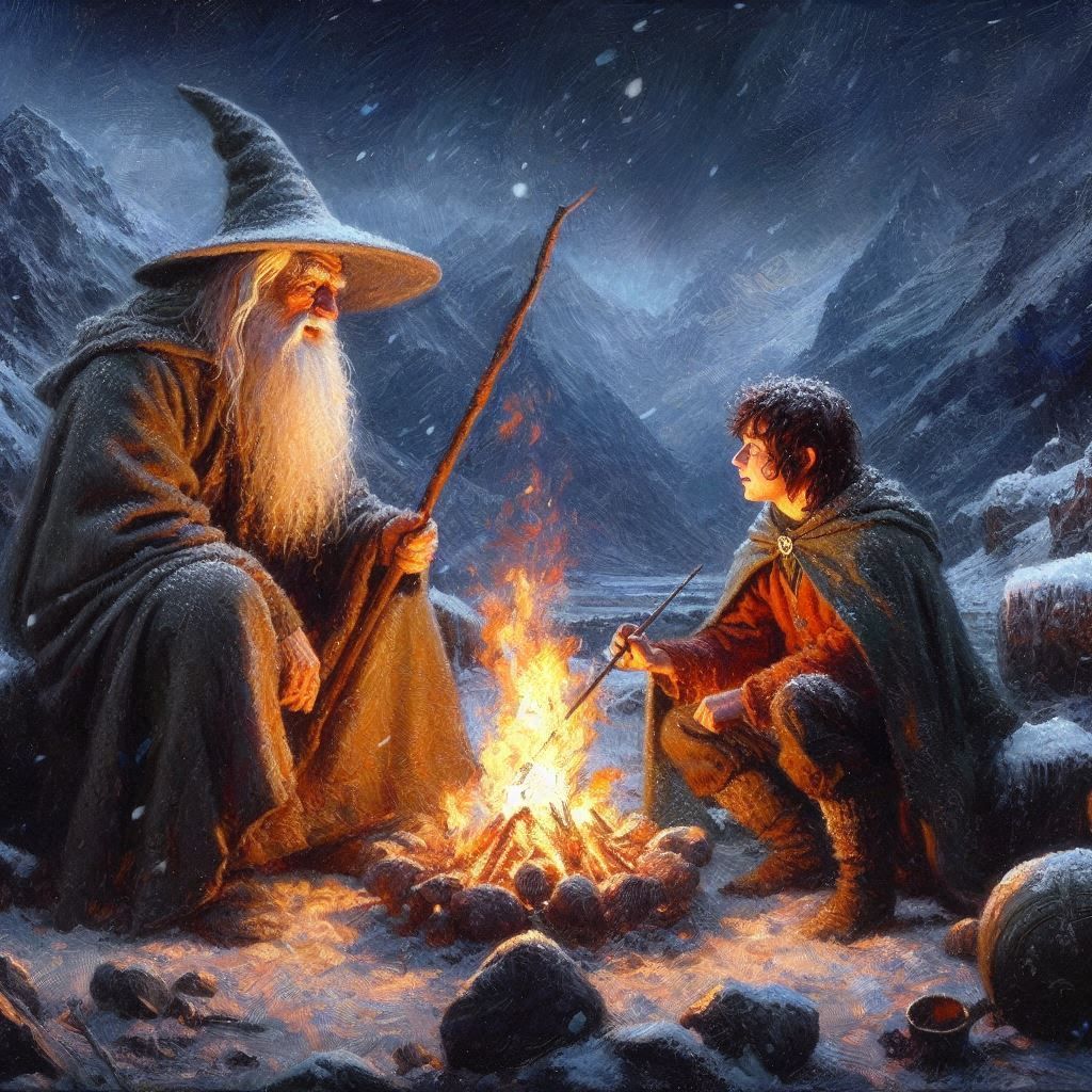 Frodo & Gandalf  by @808SoopaFly