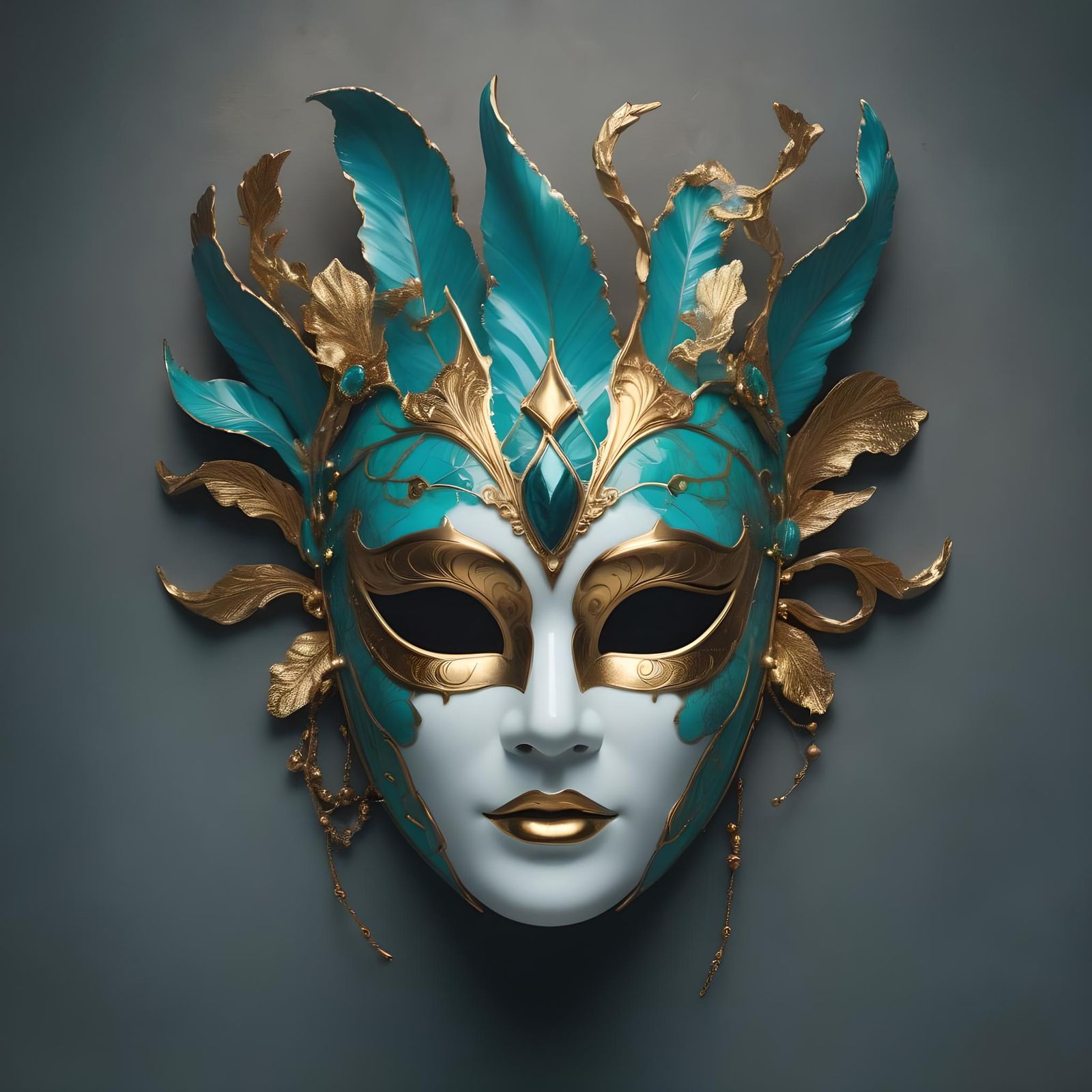 Venetian-style mask - AI Generated Artwork - NightCafe Creator