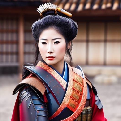 Samurai Woman - AI Generated Artwork - NightCafe Creator