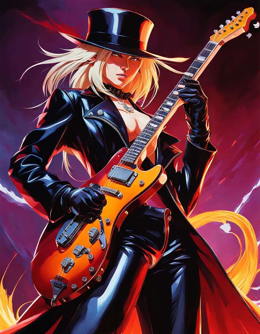 I-No From Guilty Gear Strive Playing Electric Guitar, on tour!