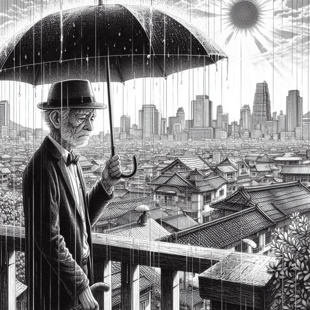 This rain is my tears.