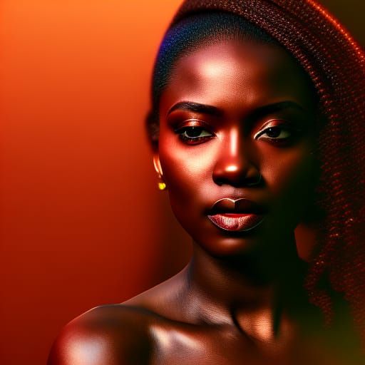 afro woman - AI Generated Artwork - NightCafe Creator