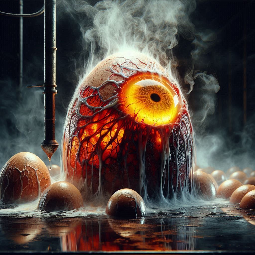 Eggxaggerated Eggxistential Eggxistence