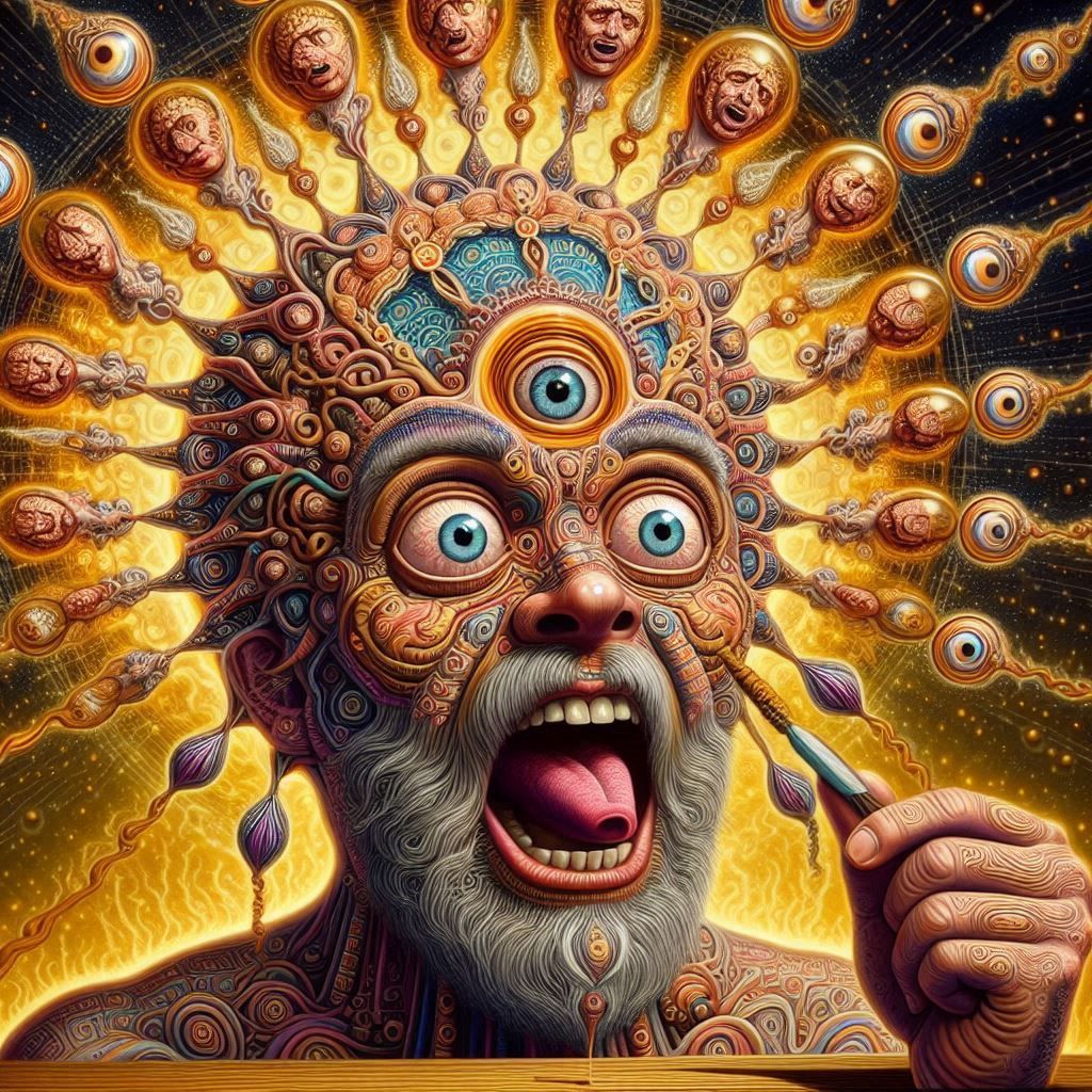 This one is quite uncanny! It's like a Kundalini experience I had, turning into a migraine.