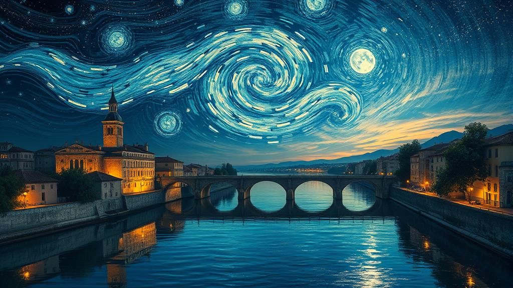 Starry avignon  by @Junny