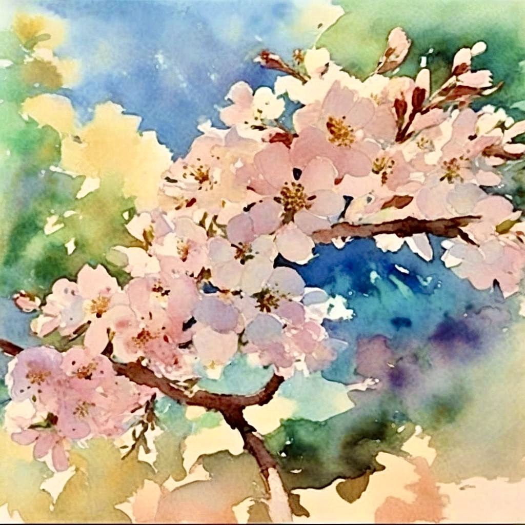 Watercolor Blossoms