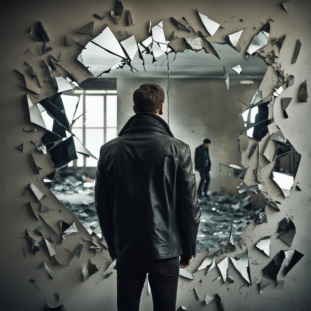 Shattered mirror  by @Nikki