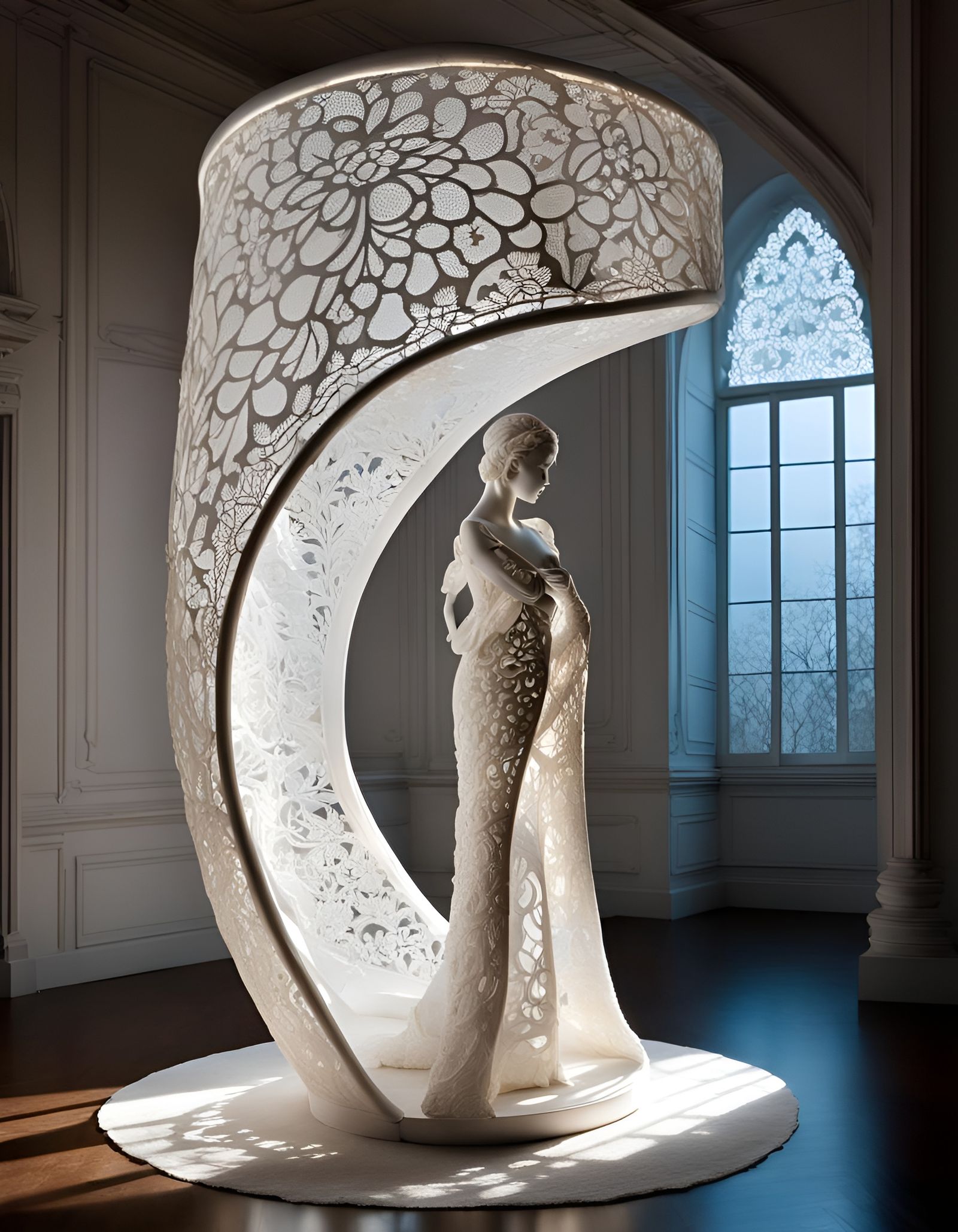 Fairytale Lace Lamp  by @ing