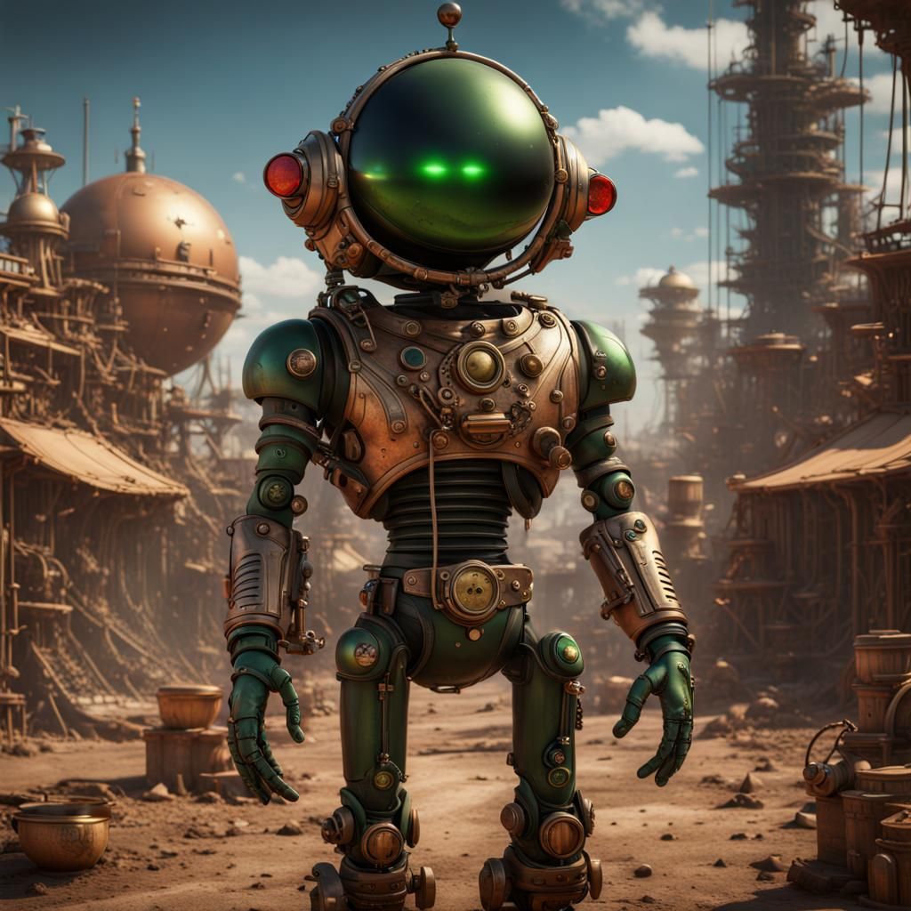 Steampunk marvin the martian 