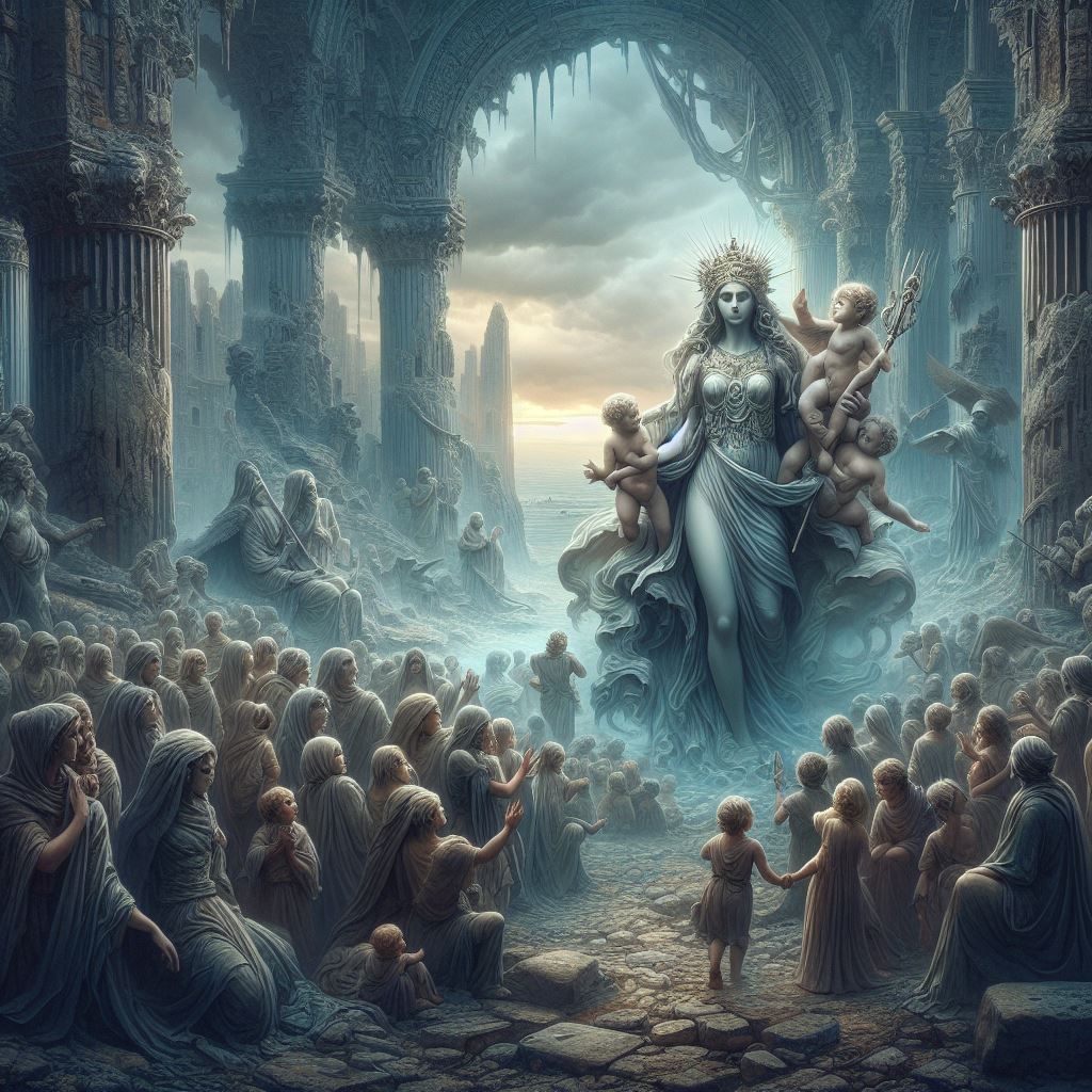 The goddess protects