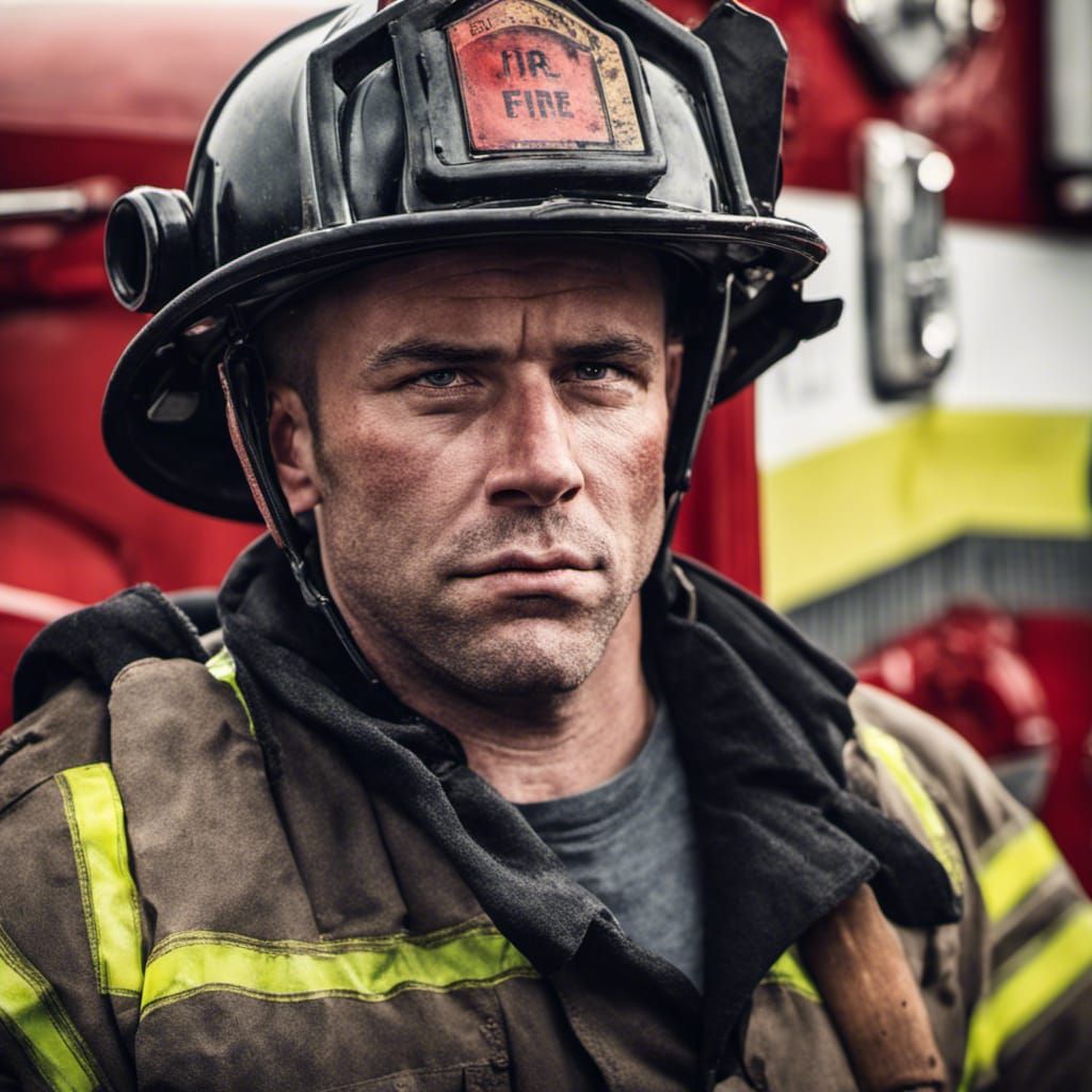 the FACE of the Firefighter who has battled, not given up, and yet ...