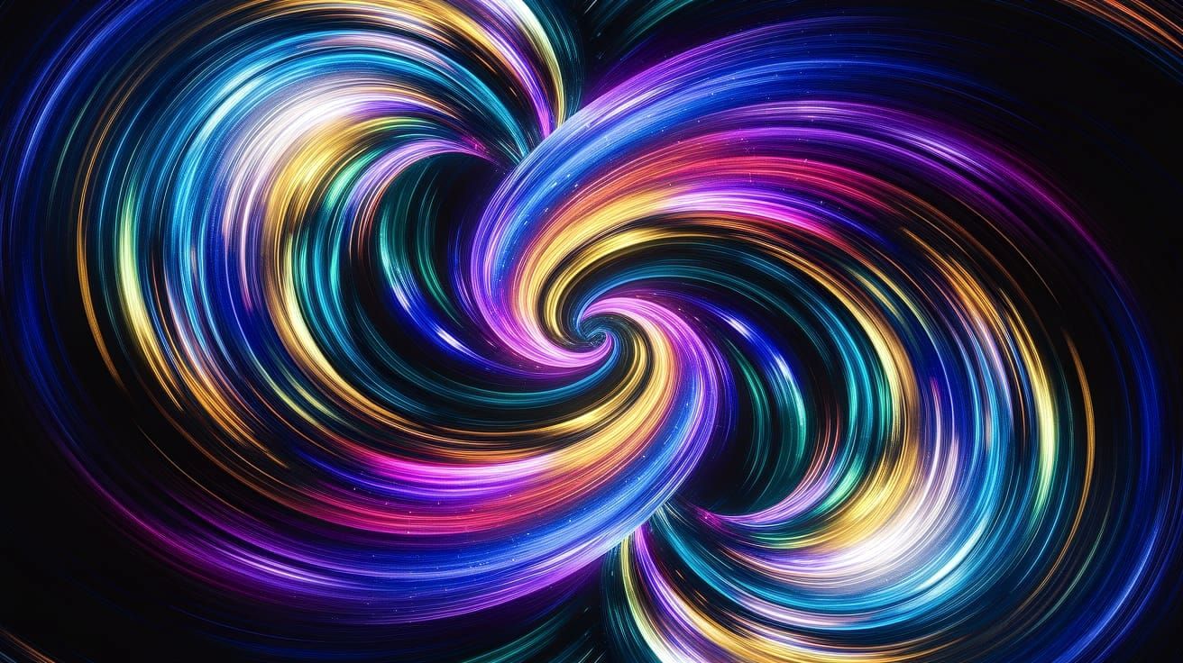 Cosmic Plasma Vortex Painting in Van Gogh Style