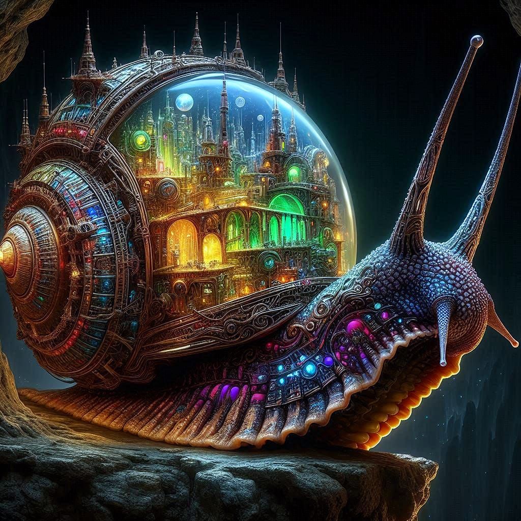 Steampunk Snail City v3