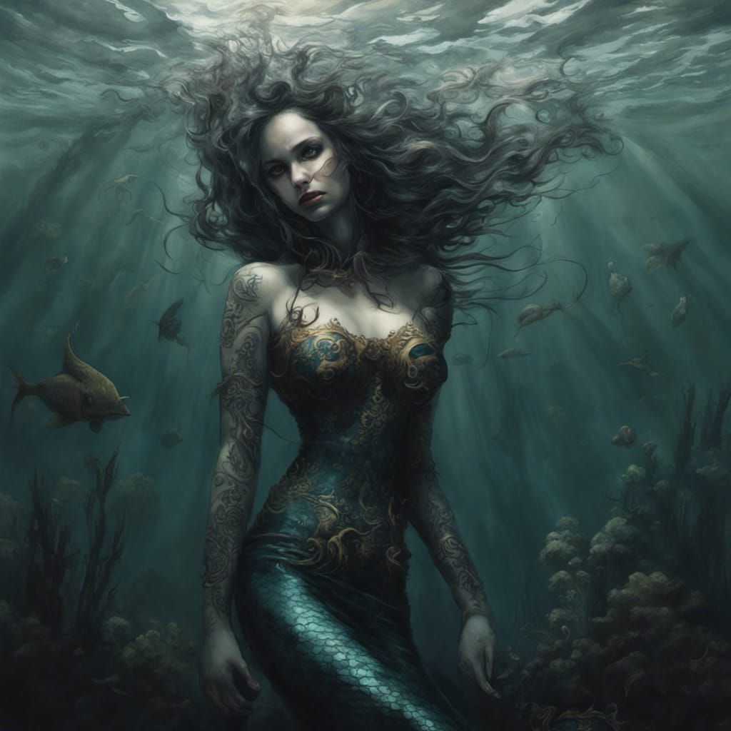 mermaid underwater