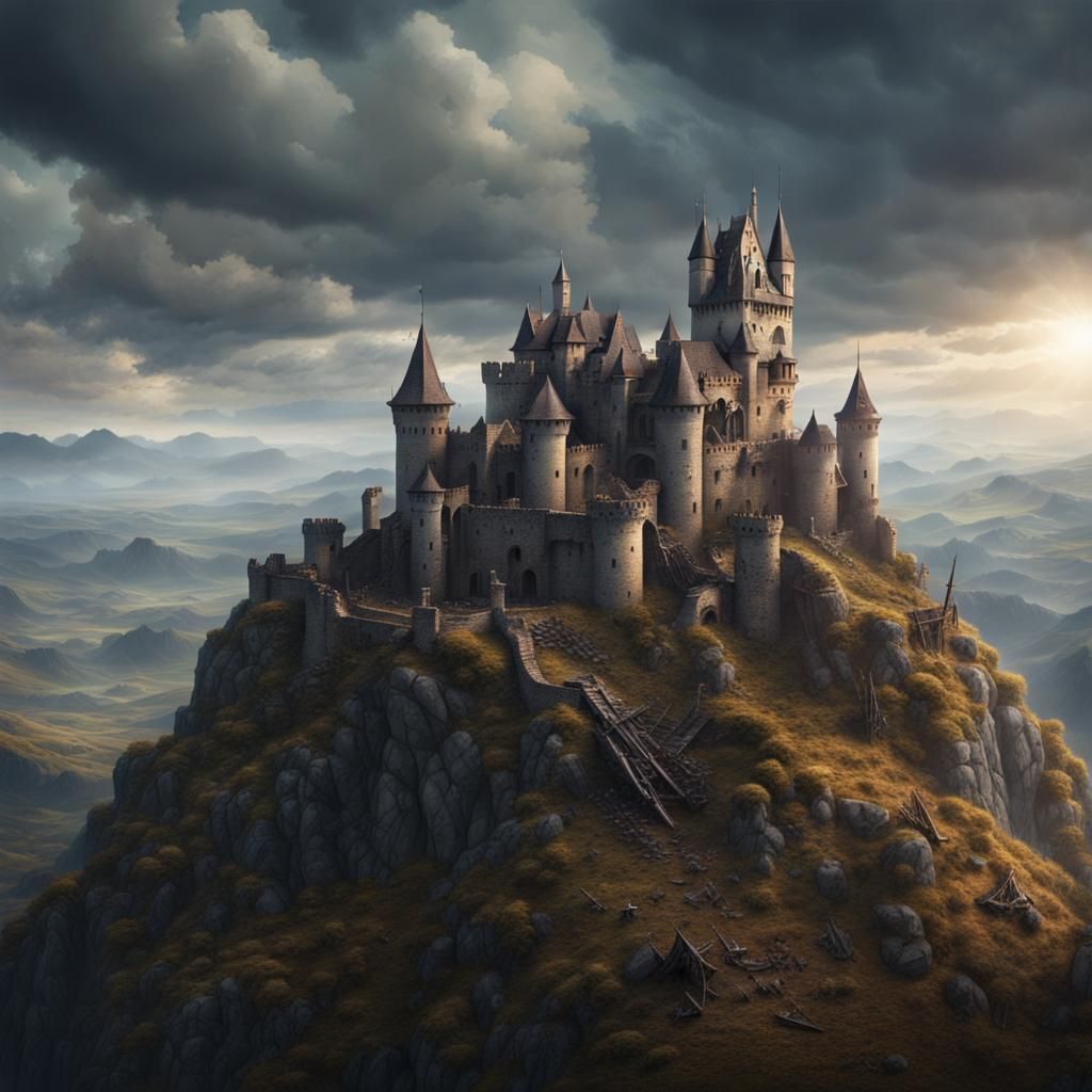 Ruins of a medieval castle