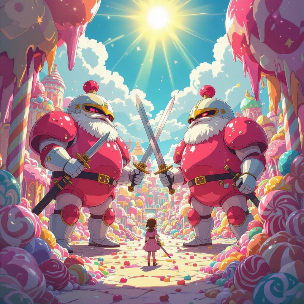 Gum Drop Giants Guarding Candy Kingdom