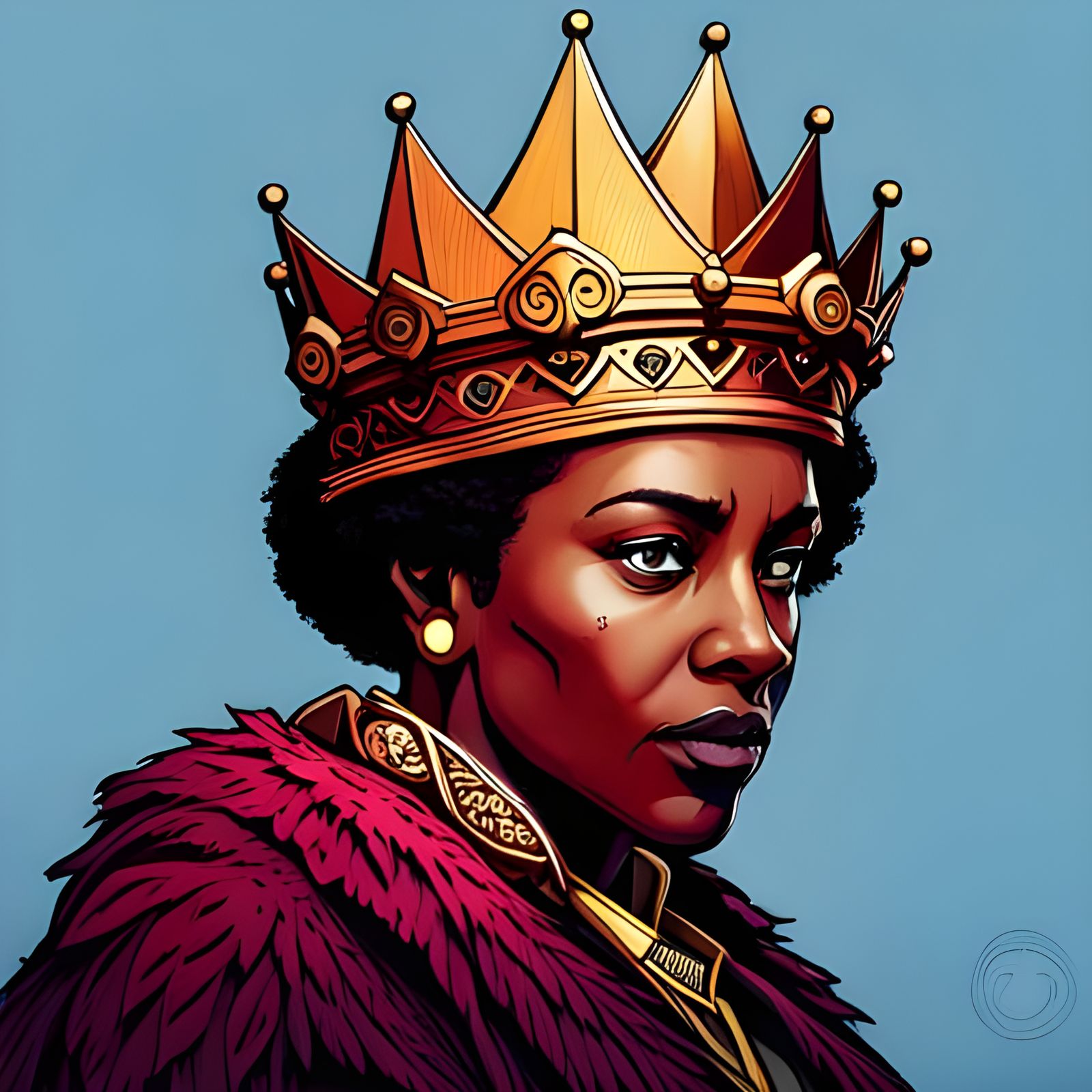 an African Monarch