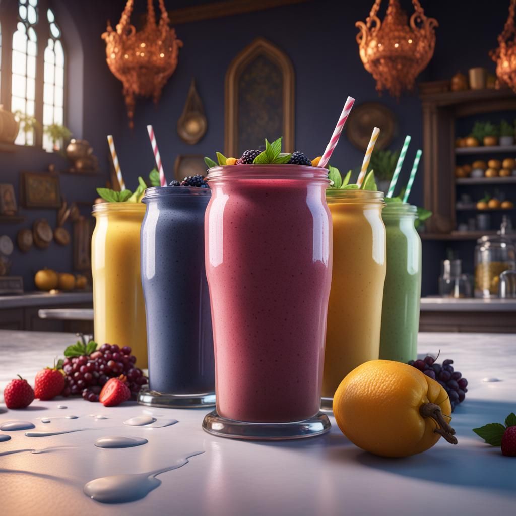 Smoothies - Ai Generated Artwork - Nightcafe Creator