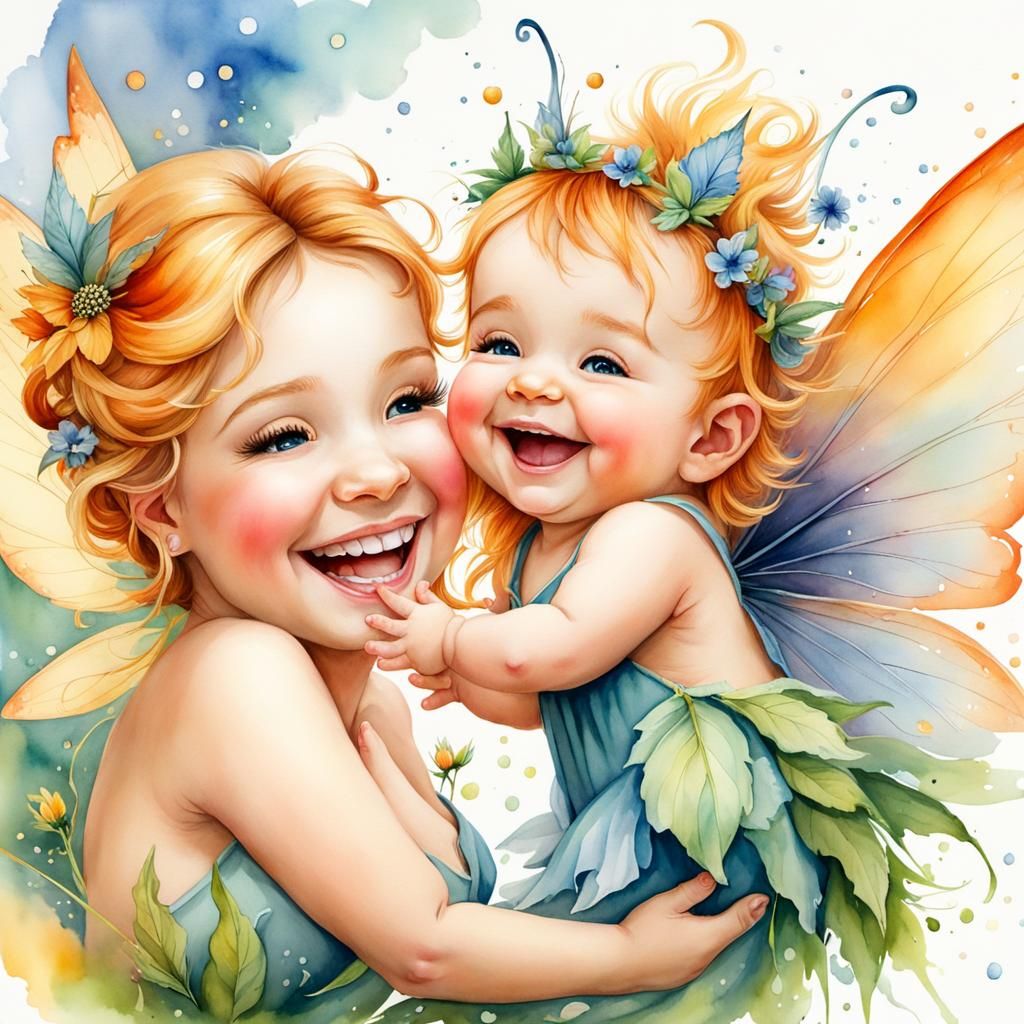Happy fairy baby   by @Zagheera