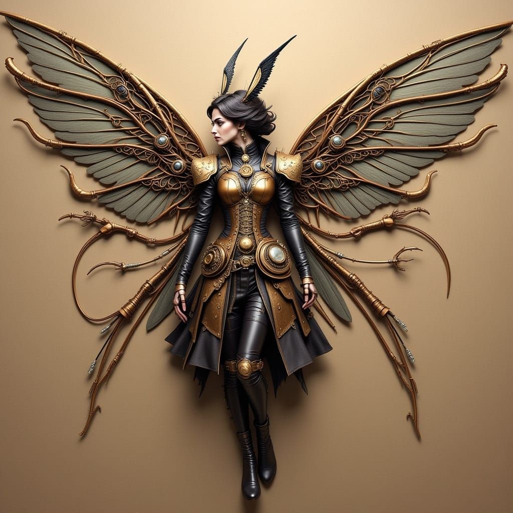Steampunk fairy   by @See