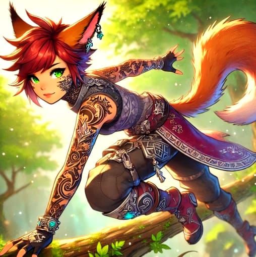 Nyra: Parkour in the woods