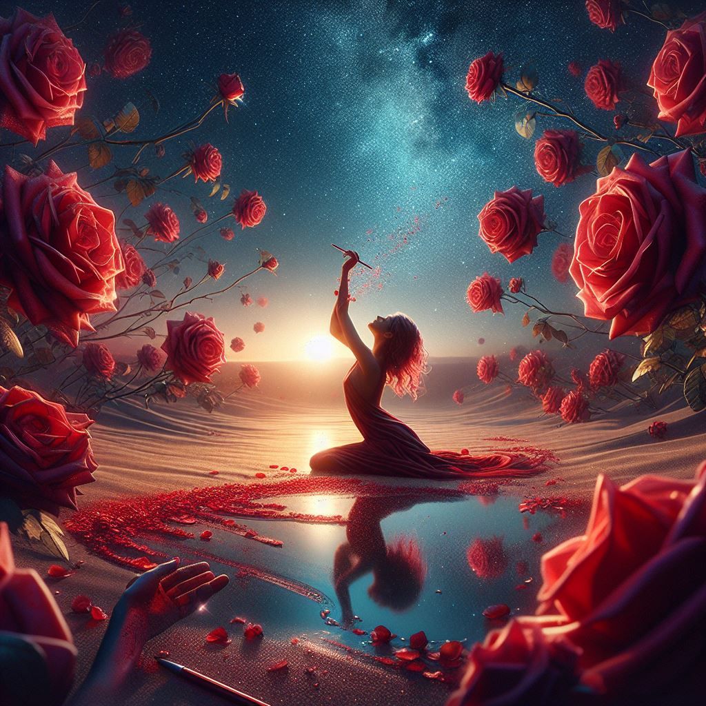 "I can buy myself flowers, write my name on the sand."