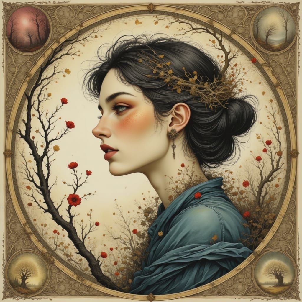 a circle unbroken The seasons keep changing; it always remains, Spring will melt the snows of winter, And the summer gives us days of light,...