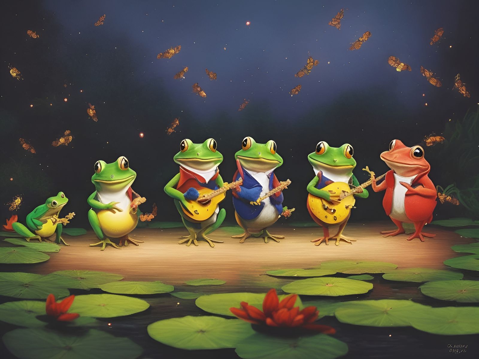 Frog Band  by @Fibek