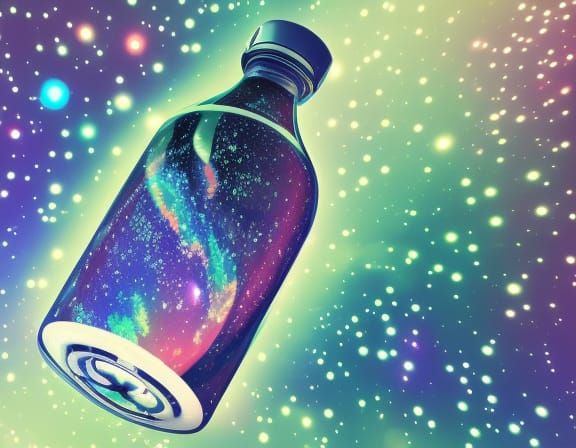 Multiverse in a Bottle - AI Generated Artwork - NightCafe Creator