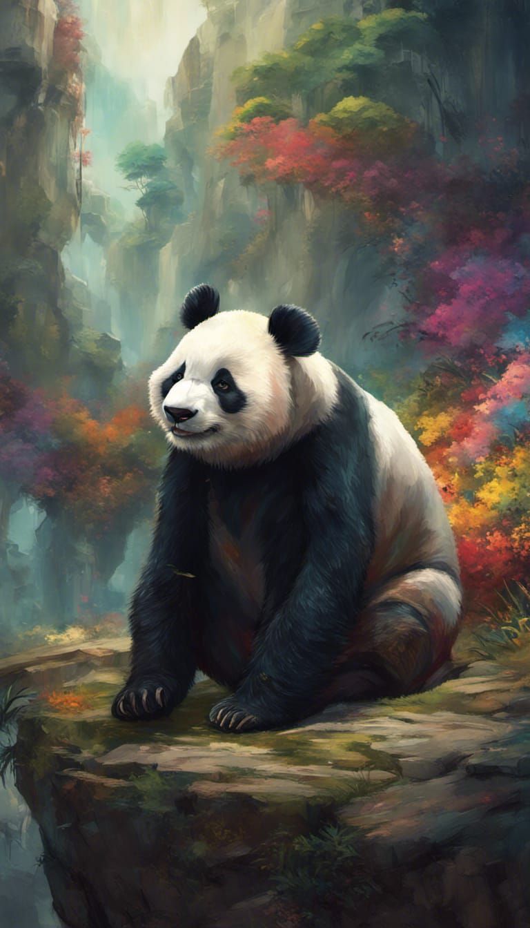 smart Panda - AI Generated Artwork - NightCafe Creator