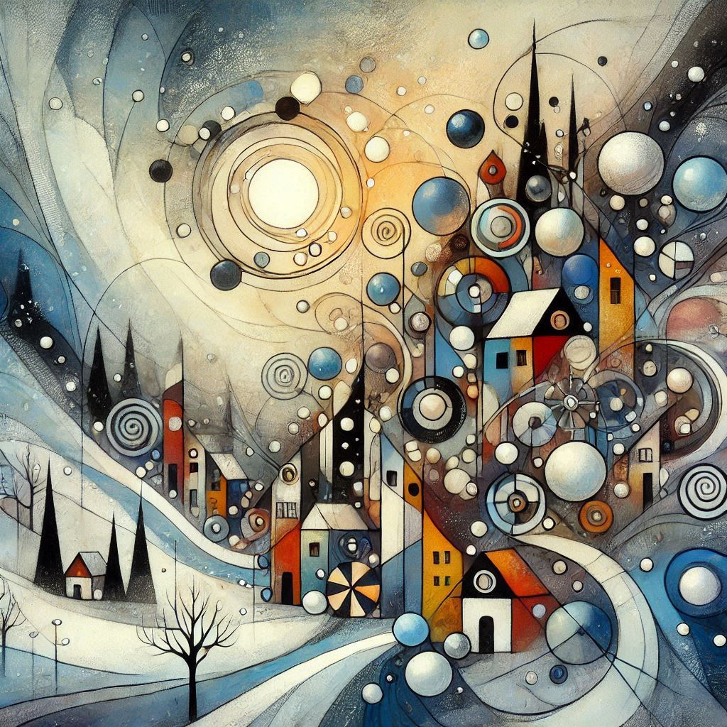 Winter scenery, Miró