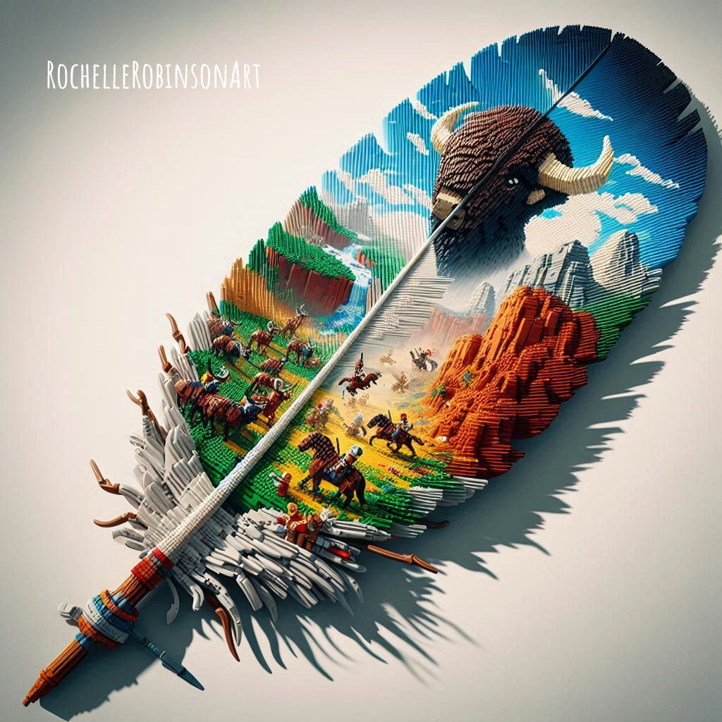 The Wild West - Quill Art