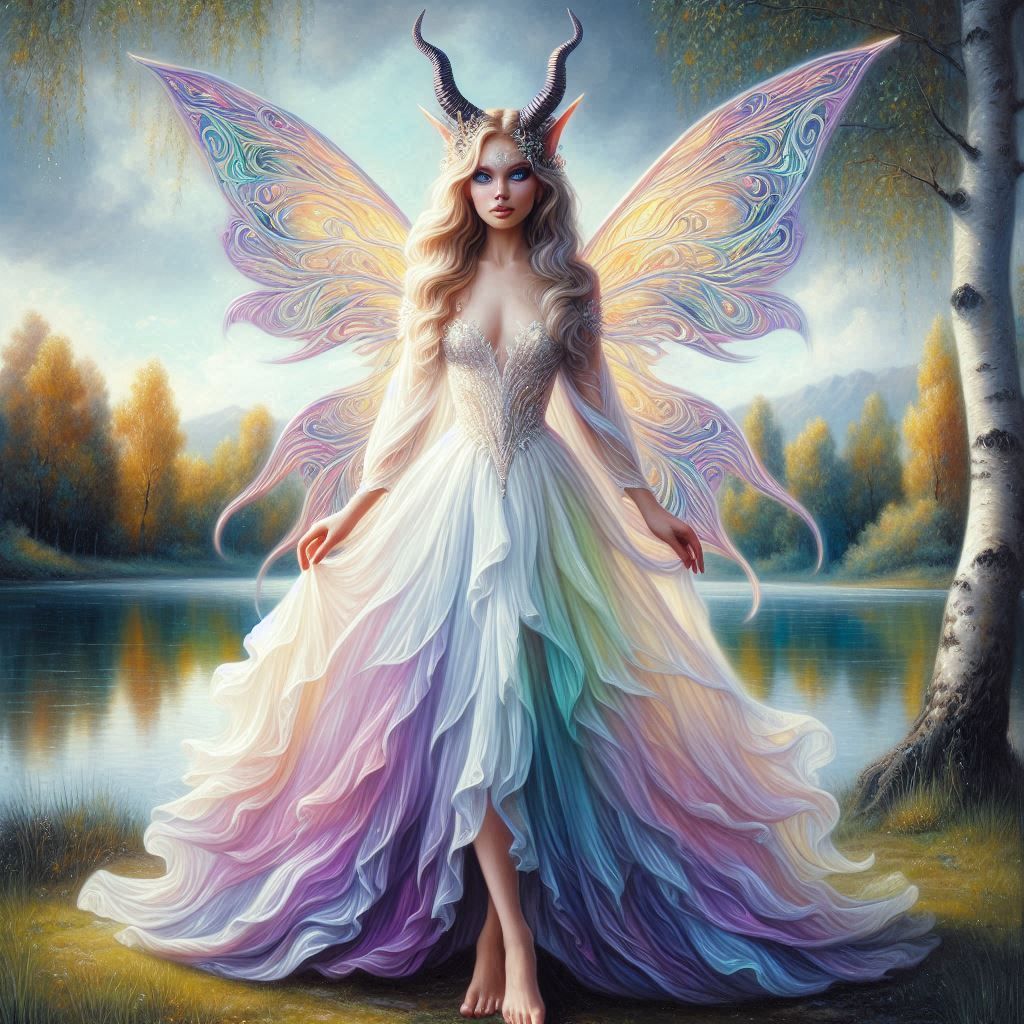 fairy with horns