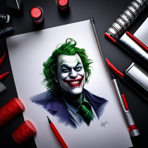 Joker drawings, Joker artwork, Joker art drawing